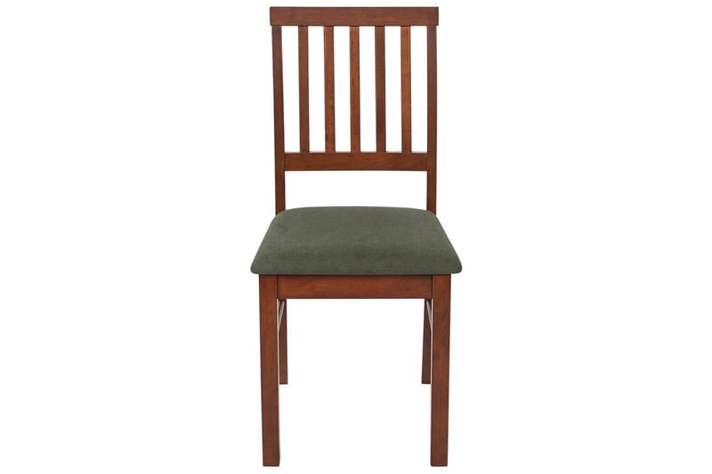 Set med 2 matstolar Orono - Mörkt trä, grönt - Möbler - Fåtölj & stolar - Matstol & köksstol