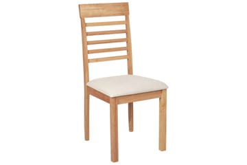 Set med 2 matstolar Ortley - Ljus trä, beige - Möbler - Fåtölj & stolar - Matstol & köksstol