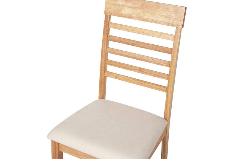 Set med 2 matstolar Ortley - Ljus trä, beige - Möbler - Fåtölj & stolar - Matstol & köksstol