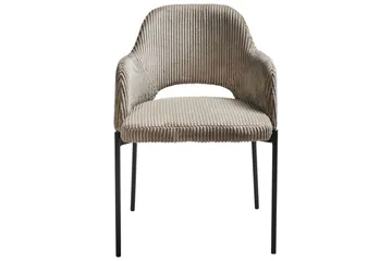 Set med 2 matstolar Raton - Beige, svart - Möbler - Fåtölj & stolar - Matstol & köksstol
