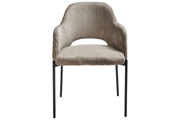 Set med 2 matstolar Raton - Beige, svart - Möbler - Fåtölj & stolar - Matstol & köksstol