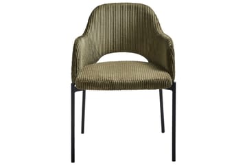 Set med 2 matstolar Raton - Grön, Svart - Möbler - Fåtölj & stolar - Matstol & köksstol