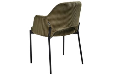 Set med 2 matstolar Raton - Grön, Svart - Möbler - Fåtölj & stolar - Matstol & köksstol