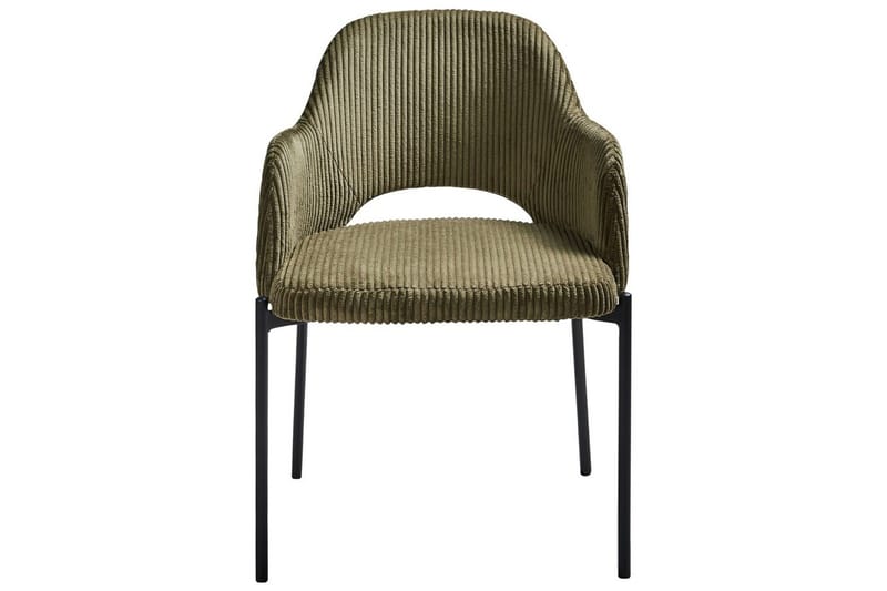 Set med 2 matstolar Raton - Grön, Svart - Möbler - Fåtölj & stolar - Matstol & köksstol