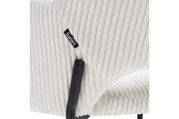 Set med 2 matstolar Raton - Vit, Svart - Möbler - Fåtölj & stolar - Matstol & köksstol