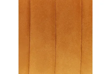 Set med 2 matstolar Sanilac - Orange, svart - Möbler - Fåtölj & stolar - Matstol & köksstol