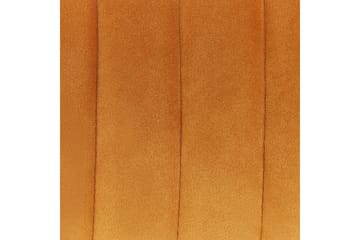 Set med 2 matstolar Sanilac - Orange, svart - Möbler - Fåtölj & stolar - Matstol & köksstol