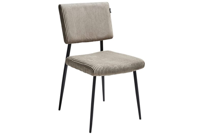 Set med 2 matstolar Sturgis - Beige, svart - Möbler - Fåtölj & stolar - Matstol & köksstol