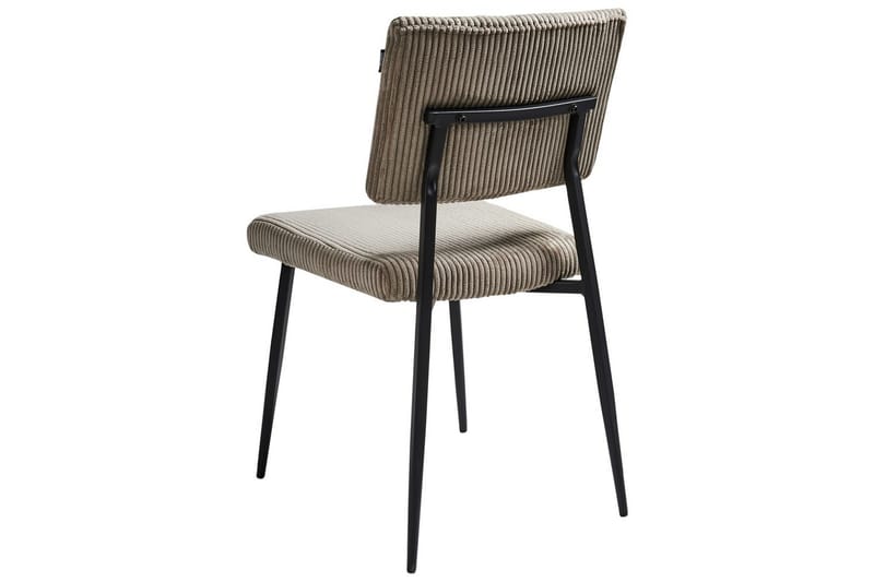 Set med 2 matstolar Sturgis - Beige, svart - Möbler - Fåtölj & stolar - Matstol & köksstol