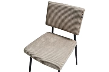 Set med 2 matstolar Sturgis - Beige, svart - Möbler - Fåtölj & stolar - Matstol & köksstol
