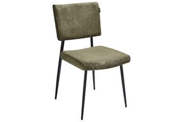 Set med 2 matstolar Sturgis - Grön, Svart - Möbler - Fåtölj & stolar - Matstol & köksstol