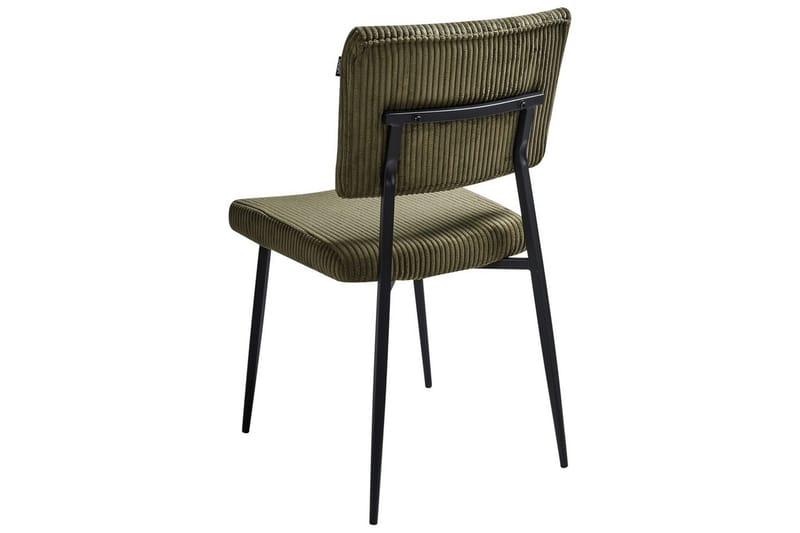 Set med 2 matstolar Sturgis - Grön, Svart - Möbler - Fåtölj & stolar - Matstol & köksstol