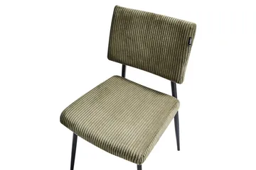 Set med 2 matstolar Sturgis - Grön, Svart - Möbler - Fåtölj & stolar - Matstol & köksstol