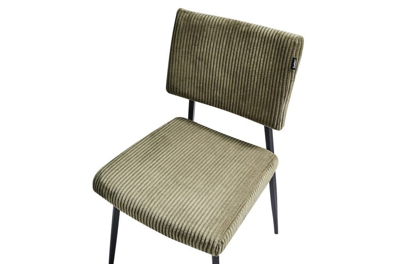 Set med 2 matstolar Sturgis - Grön, Svart - Möbler - Fåtölj & stolar - Matstol & köksstol