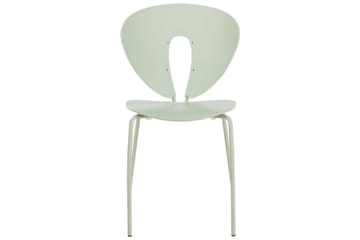 Set med 2 matstolar Tracy - Grön, Silver - Möbler - Fåtölj & stolar - Matstol & köksstol