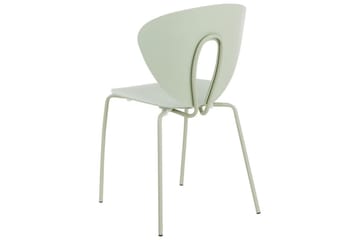 Set med 2 matstolar Tracy - Grön, Silver - Möbler - Fåtölj & stolar - Matstol & köksstol