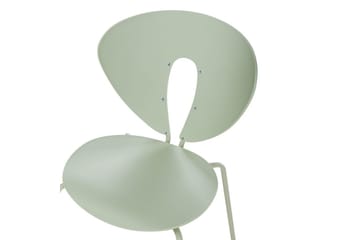 Set med 2 matstolar Tracy - Grön, Silver - Möbler - Fåtölj & stolar - Matstol & köksstol