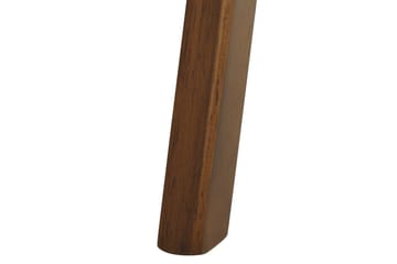 Set med 2 matstolar Yuba - Mörk trä, svart, vit - Möbler - Fåtölj & stolar - Matstol & köksstol