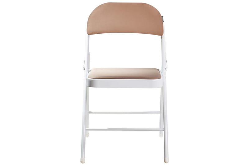Set med 4 hopfällbara stolar Sparks - Beige, vit - Möbler - Fåtölj & stolar - Klappstol & stapelbara stolar
