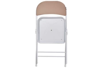 Set med 4 hopfällbara stolar Sparks - Beige, vit - Möbler - Fåtölj & stolar - Klappstol & stapelbara stolar