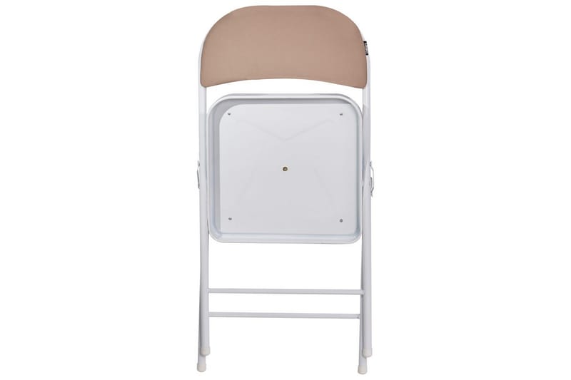 Set med 4 hopfällbara stolar Sparks - Beige, vit - Möbler - Fåtölj & stolar - Klappstol & stapelbara stolar