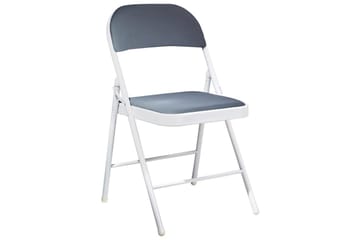 Set med 4 hopfällbara stolar Sparks - Grå, vit - Möbler - Fåtölj & stolar - Klappstol & stapelbara stolar