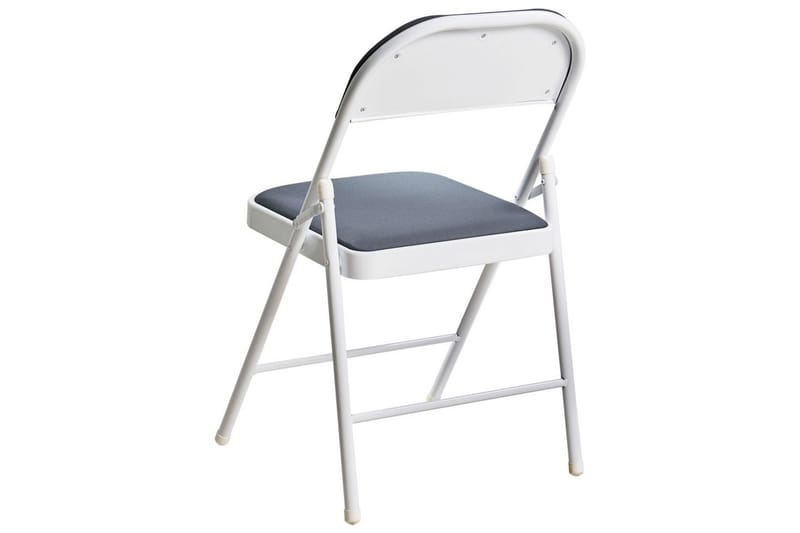 Set med 4 hopfällbara stolar Sparks - Grå, vit - Möbler - Fåtölj & stolar - Klappstol & stapelbara stolar