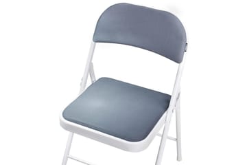 Set med 4 hopfällbara stolar Sparks - Grå, vit - Möbler - Fåtölj & stolar - Klappstol & stapelbara stolar