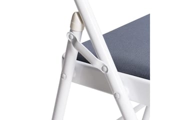 Set med 4 hopfällbara stolar Sparks - Grå, vit - Möbler - Fåtölj & stolar - Klappstol & stapelbara stolar