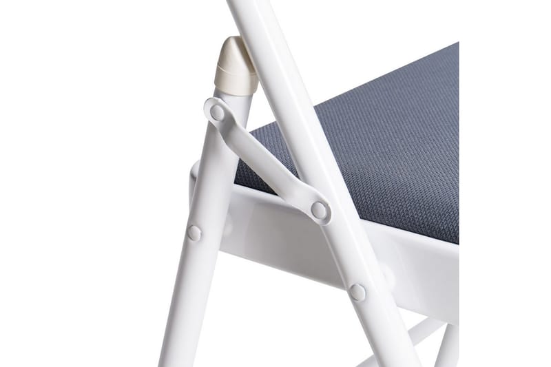 Set med 4 hopfällbara stolar Sparks - Grå, vit - Möbler - Fåtölj & stolar - Klappstol & stapelbara stolar