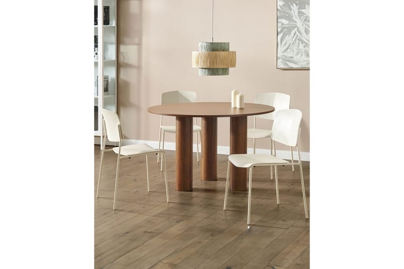 Set med 4 matstolar Astoria - Beige - Möbler - Fåtölj & stolar - Matstol & köksstol