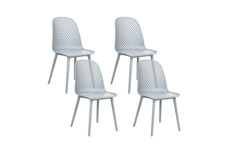 Set med 4 matstolar Emory, Blå