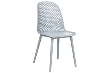 Set med 4 matstolar Emory - Blå - Möbler - Fåtölj & stolar - Matstol & köksstol