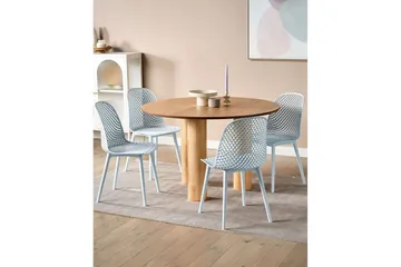 Set med 4 matstolar Emory - Blå - Möbler - Fåtölj & stolar - Matstol & köksstol