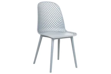 Set med 4 matstolar Emory - Blå - Möbler - Fåtölj & stolar - Matstol & köksstol