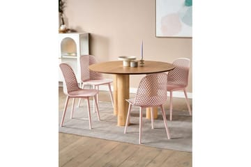 Set med 4 matstolar Emory - Rosa - Möbler - Fåtölj & stolar - Matstol & köksstol