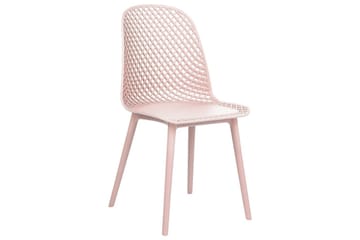 Set med 4 matstolar Emory - Rosa - Möbler - Fåtölj & stolar - Matstol & köksstol