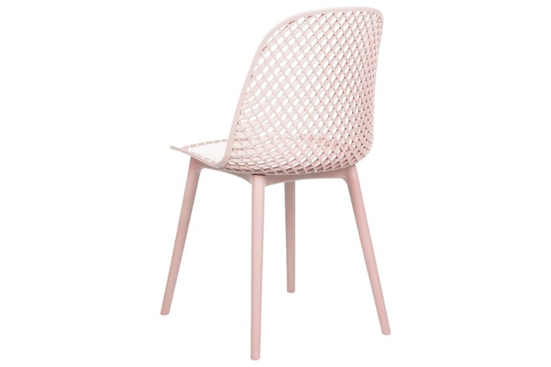 Set med 4 matstolar Emory - Rosa - Möbler - Fåtölj & stolar - Matstol & köksstol