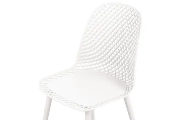 Set med 4 matstolar Emory - Vit - Möbler - Fåtölj & stolar - Matstol & köksstol