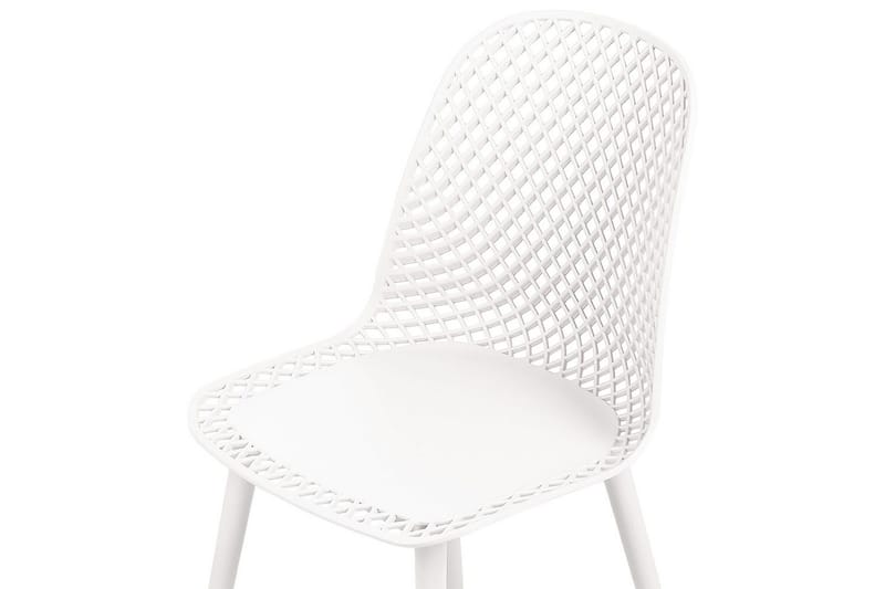 Set med 4 matstolar Emory - Vit - Möbler - Fåtölj & stolar - Matstol & köksstol