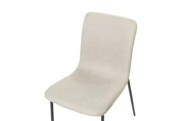 Set med 4 matstolar Glendive - Beige, svart - Möbler - Fåtölj & stolar - Matstol & köksstol