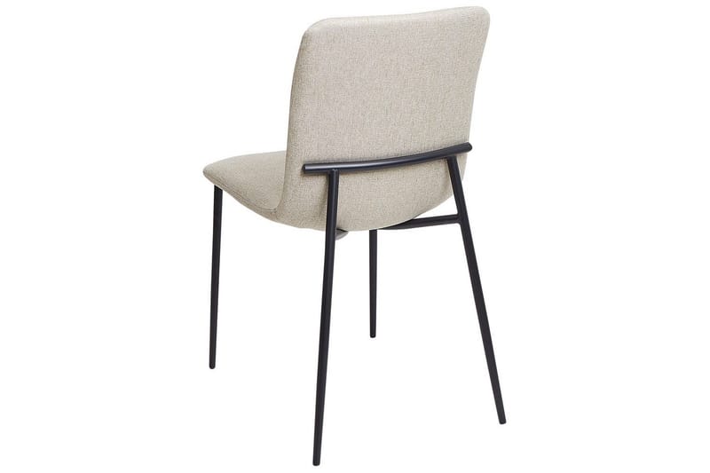 Set med 4 matstolar Glendive - Beige, svart - Möbler - Fåtölj & stolar - Matstol & köksstol
