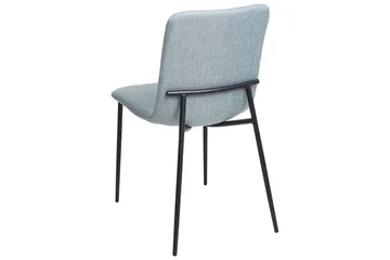 Set med 4 matstolar Glendive - Blå, Svart - Möbler - Fåtölj & stolar - Matstol & köksstol