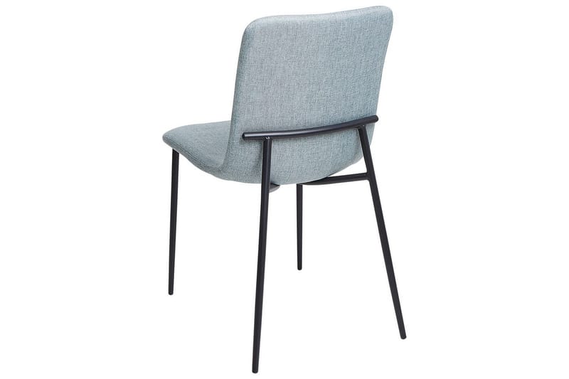 Set med 4 matstolar Glendive - Blå, Svart - Möbler - Fåtölj & stolar - Matstol & köksstol