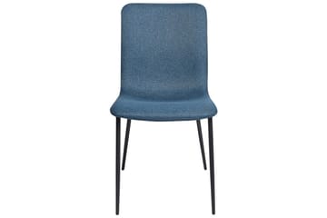 Set med 4 matstolar Glendive - Mörkblå, Svart - Möbler - Fåtölj & stolar - Matstol & köksstol