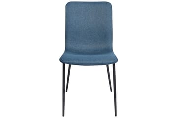 Set med 4 matstolar Glendive - Mörkblå, Svart - Möbler - Fåtölj & stolar - Matstol & köksstol