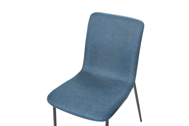 Set med 4 matstolar Glendive - Mörkblå, Svart - Möbler - Fåtölj & stolar - Matstol & köksstol
