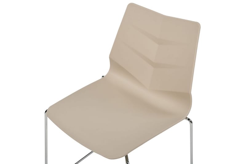 Set med 4 matstolar Hartley - Beige, Silver - Möbler - Fåtölj & stolar - Matstol & köksstol