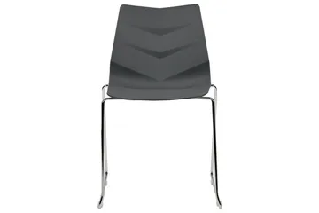 Set med 4 matstolar Hartley - Mörkgrå, Silver - Möbler - Fåtölj & stolar - Matstol & köksstol