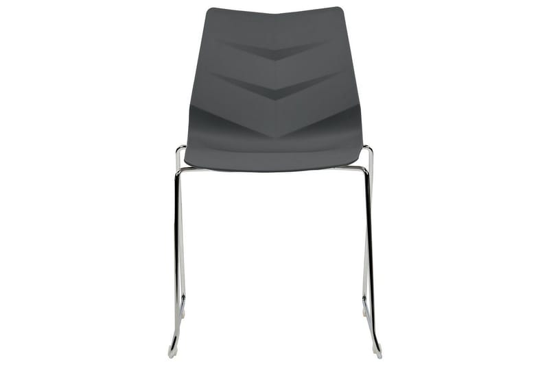 Set med 4 matstolar Hartley - Mörkgrå, Silver - Möbler - Fåtölj & stolar - Matstol & köksstol